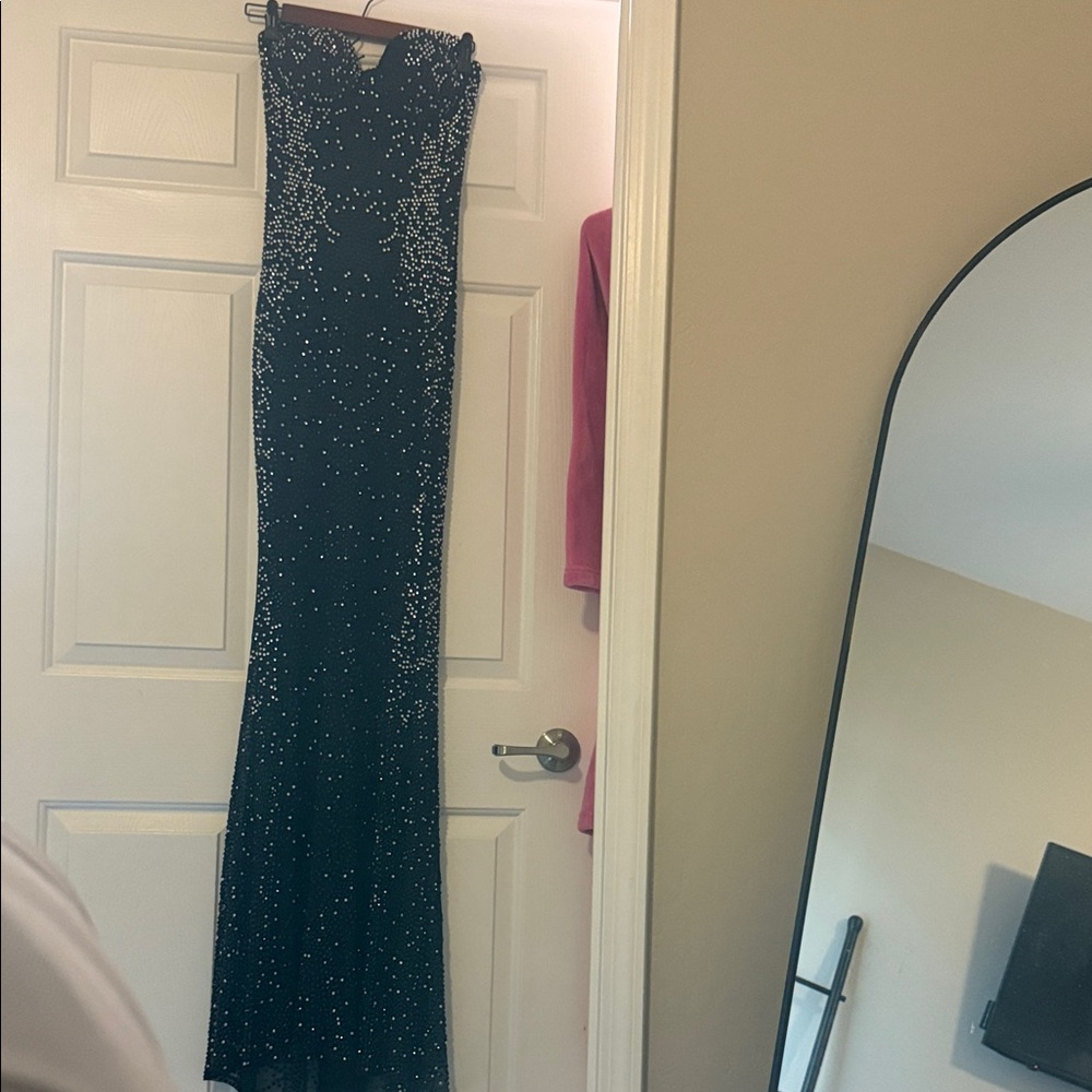 Elegant Black Long Formal Dress